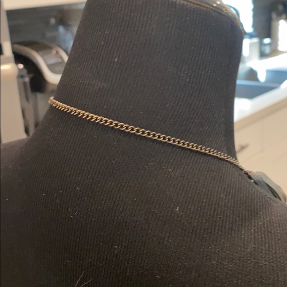 Available for sale with @7lions !!NWOT silver rubber necklace with mixed chain. - Picture 6 of 6